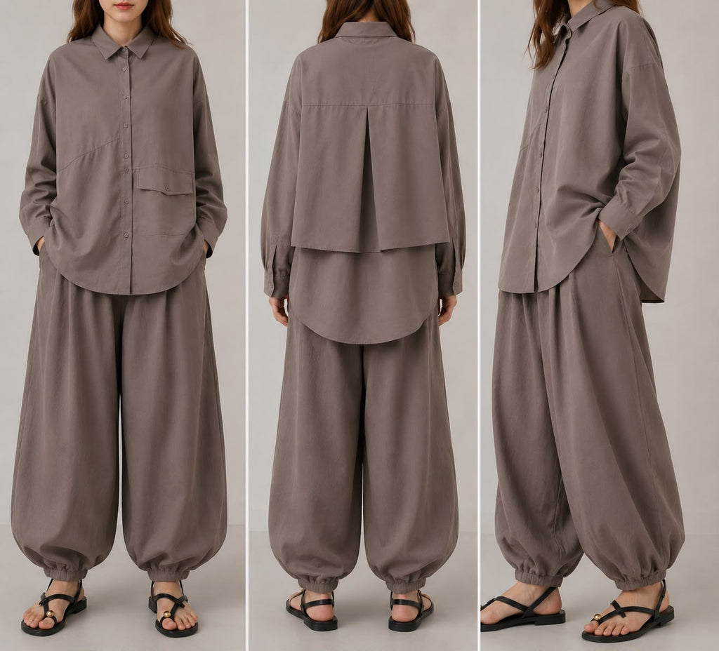 Aster Asymmetric Pocket Set — product view
