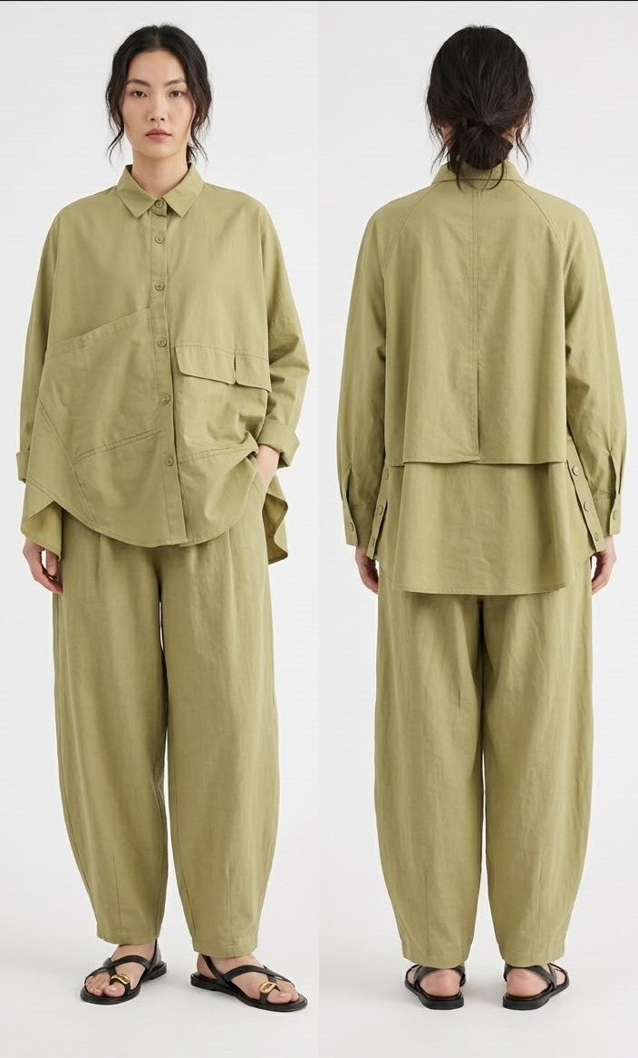 Aster Asymmetric Pocket Set — product view